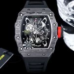 RICHARD MILLE RM35-02 Rafael Nadal  NTPT Carbon Fiber oysterflex bracelet for sale